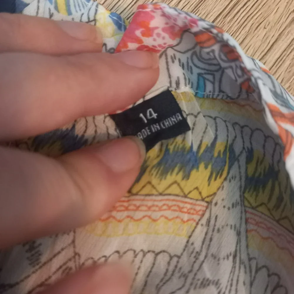 COPY - ❤️‍🔥2=$20 / 3=$25❤️‍🔥 Gordon Smith sheer colourful light weight top (Si - Picture 3 of 5